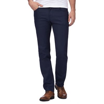 Big and tall mid blue slim fit jeans